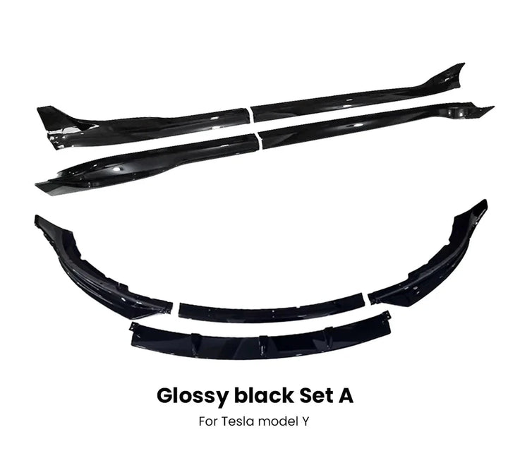 Glossy Black Body Kit for Tesla Model 3/Model Y (2017-2023) is available at Ludicrous EV.