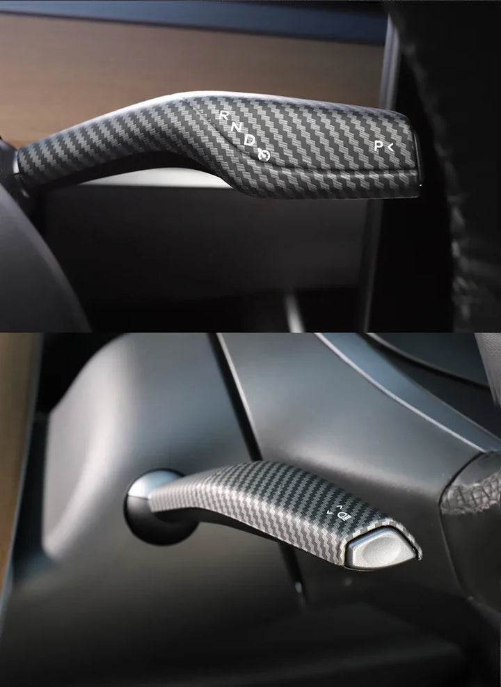 Steering Wheel/Gear Shift Cover for Tesla Model 3/Y 2021-23 is available at Ludicrous EV.