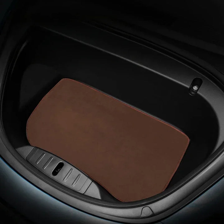 Non-Slip/Soil-Proof Front Trunk Mat for Tesla Model 3/Model Y/Model 3+ (2017-2024)  is available at Ludicrous EV.
