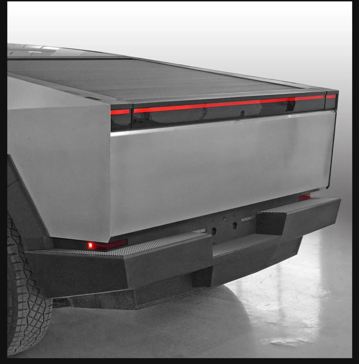 Rear Bumper Tailgate Protection Mat & TPE Trunk Cover For Tesla Cybertruck 2024 is available at Ludicrous EV.