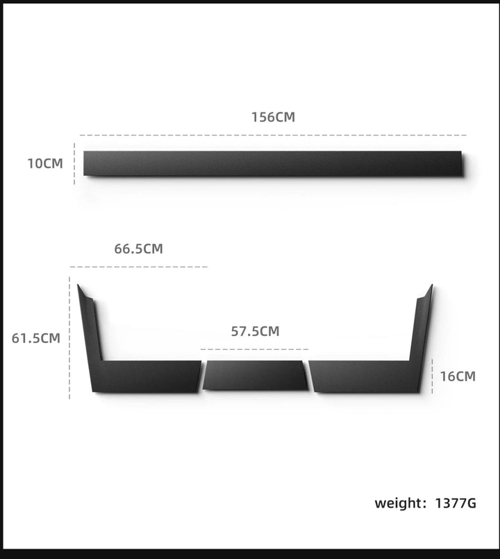 Rear Bumper Tailgate Protection Mat & TPE Trunk Cover For Tesla Cybertruck 2024 is available at Ludicrous EV.