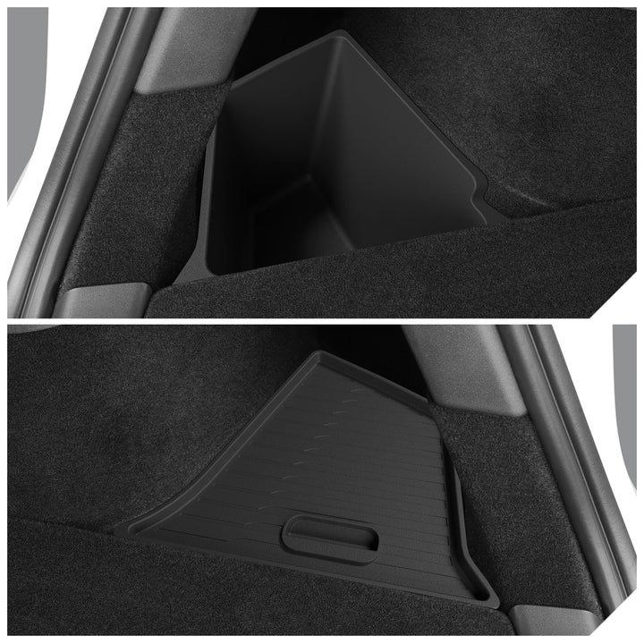 Rear Trunk Organizing Tidying Storage Case For Tesla Model Y 2024 is available at Ludicrous EV.
