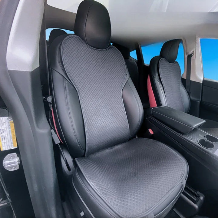 Anti-Dirty/Sweatproof Ice Silk Seat Cover Cushion for Tesla Model 3/Model Y is available at Ludicrous EV.
