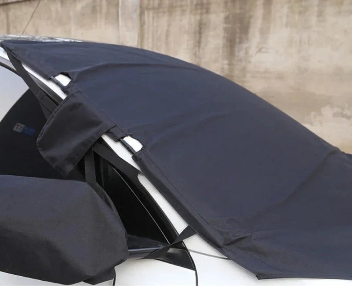 Front Windshield Snow Shield & Sunshade For Tesla Model 3/Y is available at Ludicrous EV.