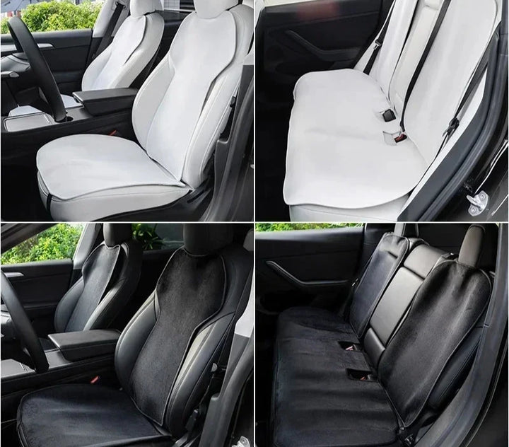 Flannel Anti-Dirty Seat Cover Cushion for Tesla New Model 3+ Highland 2024