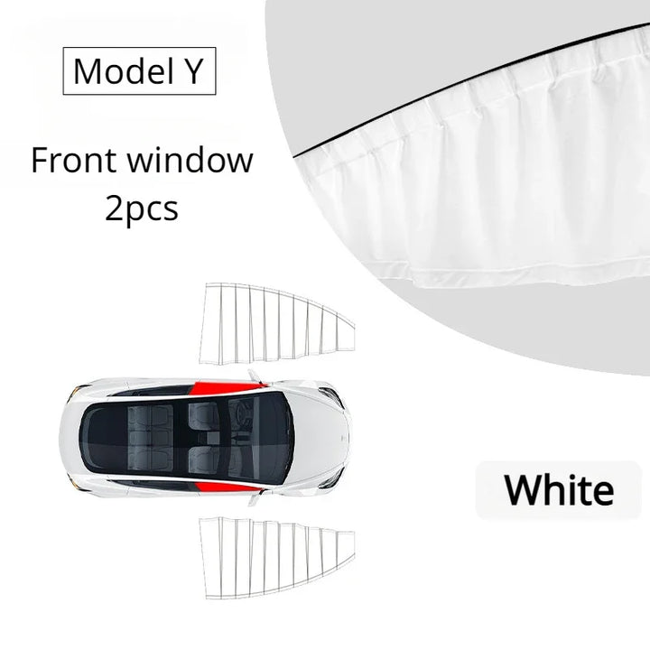 Side Window Sunshade Curtain for Tesla Model 3/Model Y/Model 3+ Highland (2024) is available at Ludicrous EV.
