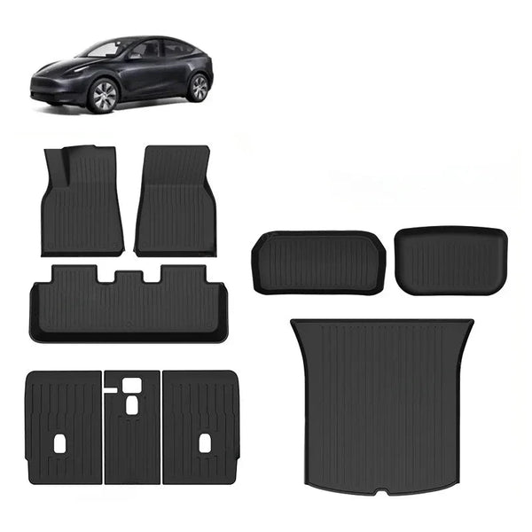 TPE Floor and Trunk Mats for Tesla Model Y 2021-2024