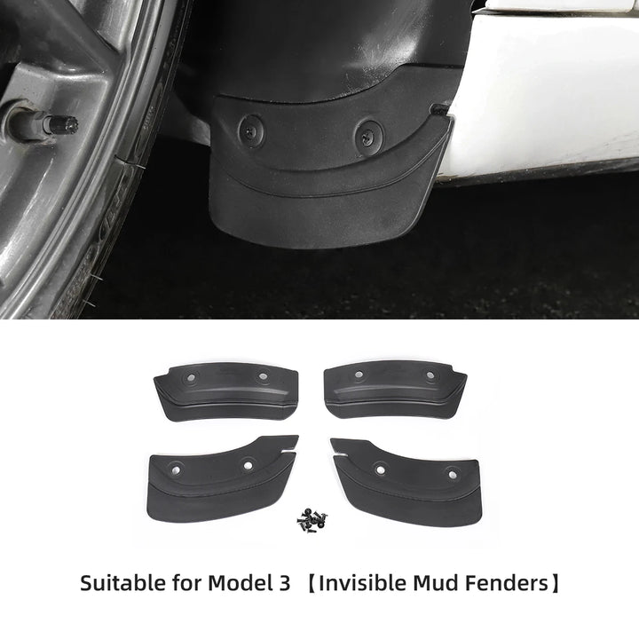 Invisible Mud Fenders for Tesla Model Y 2020-2024 is available at Ludicrous EV.