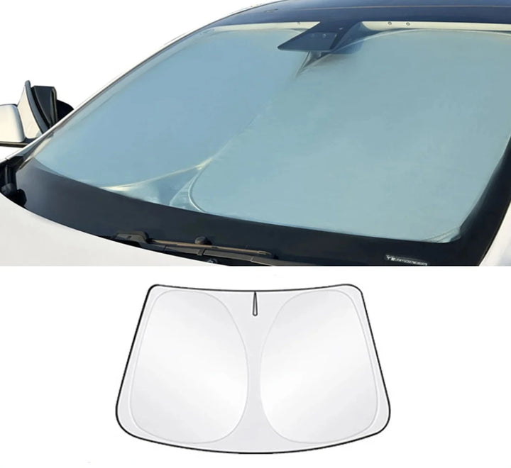 Side Window Sun Shade for Camping & Hiking – Custom Privacy Protection for 2023 Tesla Model 3/Model Y at Ludicrous EV.
