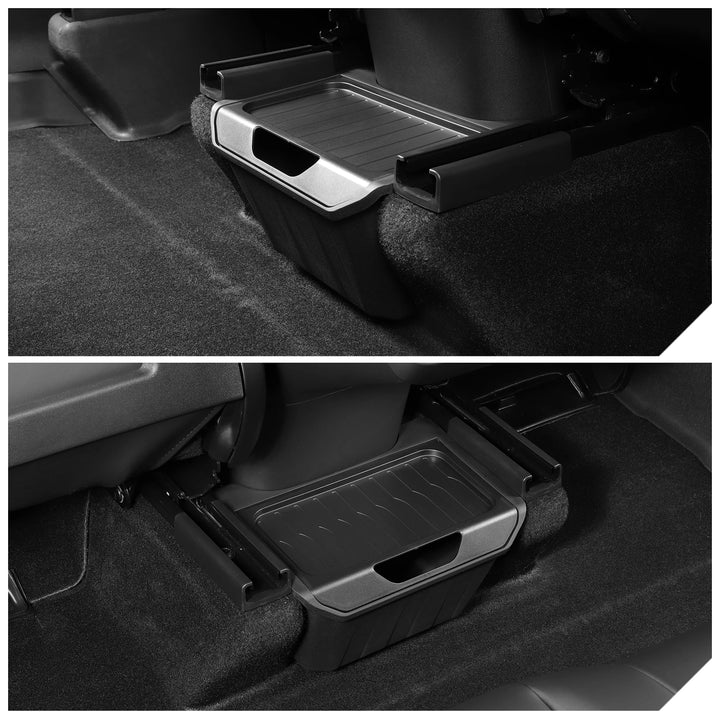 Rear Seat Trash Can Organizer for Tesla Model Y 2024 is available at Ludicrous EV.