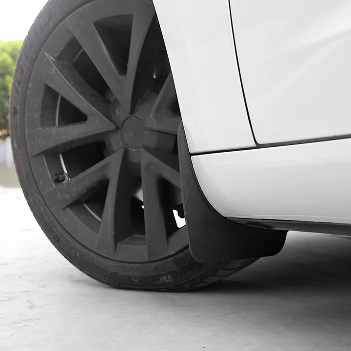 Upgraded TPV Wheel Mud Flaps for Tesla Model 3/Y 2017-2023 is available at Ludicrous EV.