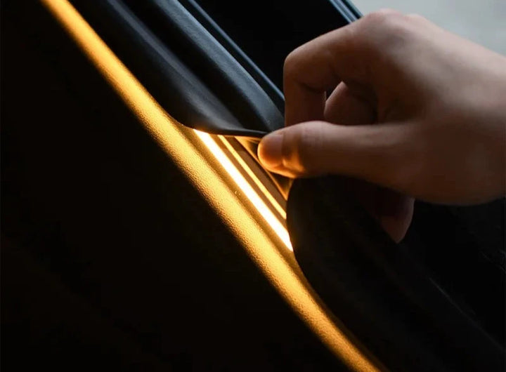 Sensing Style Ambient Light Strip for Tesla Model Y Trunk is available at Ludicrous EV.
