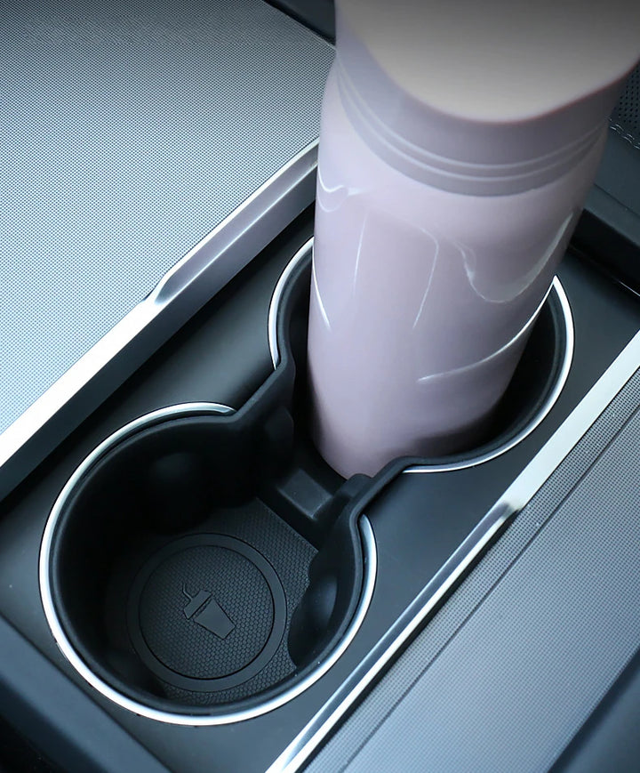 Waterproof Anti-Slip Water Cup Mat for Tesla Model 3+ is available at Ludicrous EV.