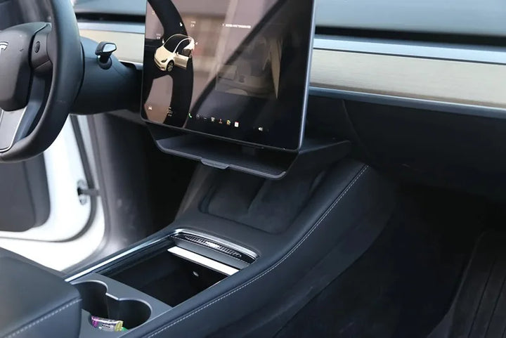 TPE+ABS Under-Screen Storage Box for Tesla Model 3/Model Y (2023) is available at Ludicrous EV.
