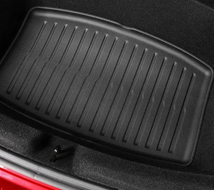 TPE Trunk Floor Mats for Tesla Model 3 Highland (2024+) is available at Ludicrous EV.