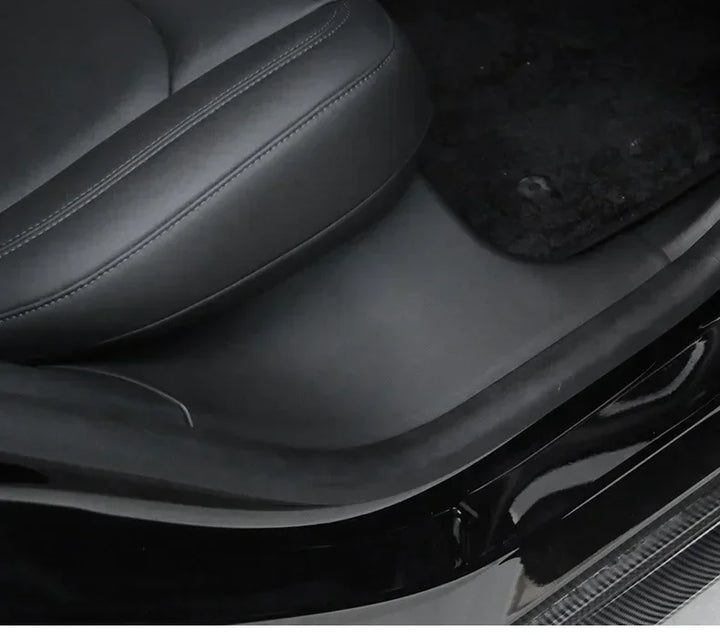 Rear Door Sill Protective Pads for Tesla Model Y 2021-2024 is available at Ludicrous EV.
