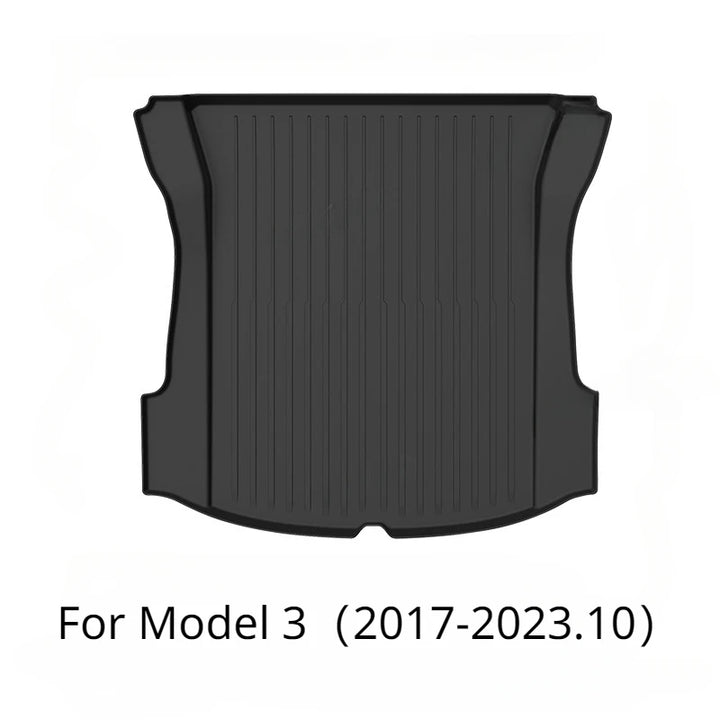 TPE Waterproof Trunk Storage Mats for Tesla Model 3/Model Y 2023 is available at Ludicrous EV.
