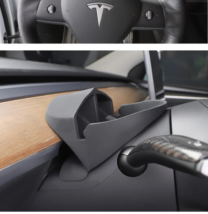 Silicone Phone Holder and Storage Box for Tesla Model 3/Model Y