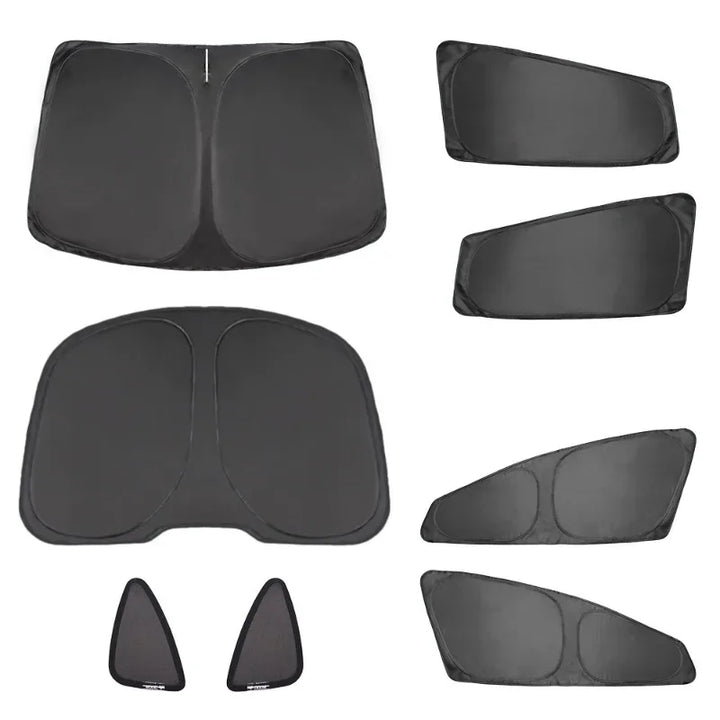 Full Car Side Window/Windshield Sunshade Set for Tesla Model S/Model X is available at Ludicrous EV.