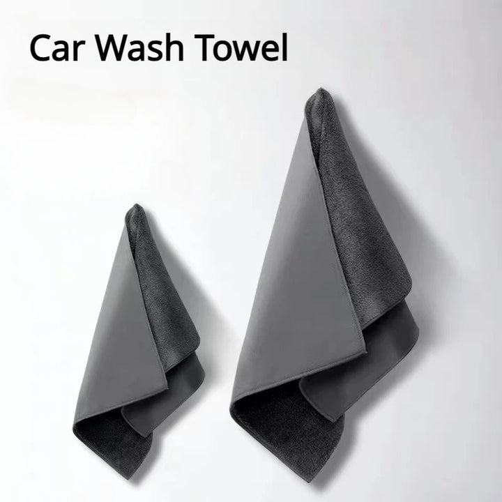 Car Towel Coral Velvet – Thickened Double-Sided Microfiber Wash Towel