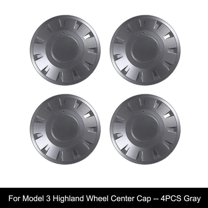 18-Inch Wheel Center Hubcaps for Tesla Model 3 Highland 2024 is available at Ludicrous EV.