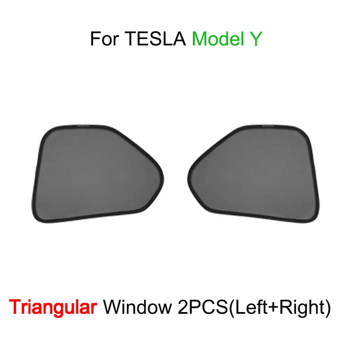 Retractable Side Window Sunshade Telescopic Shade for Tesla Model 3/Y is available at Ludicrous EV.
