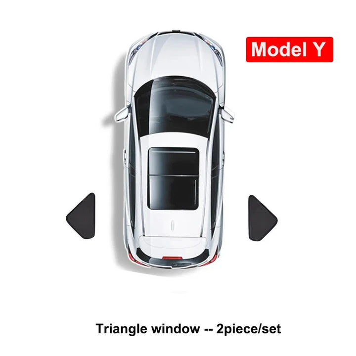 Window Sunshade for Tesla Model 3/Model Y/Model 3+ Highland (2017-2024)  is available at Ludicrous EV.
