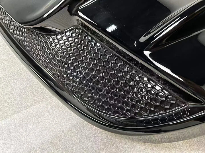 Performance Rear Diffuser with Pilot Light for Tesla Model Y (2021-2023) is available at Ludicrous EV.