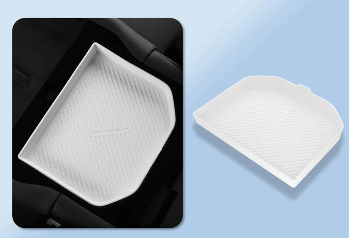 Wireless Charging Pad & Armrest Organizer For Tesla Model S/X 2024 is available at Ludicrous EV.