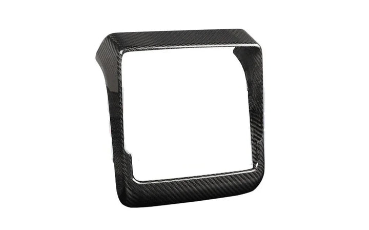 Real Carbon Fiber Rear Air Outlet Frame Cover for Tesla Model 3+ which is available at Ludicrous EV.