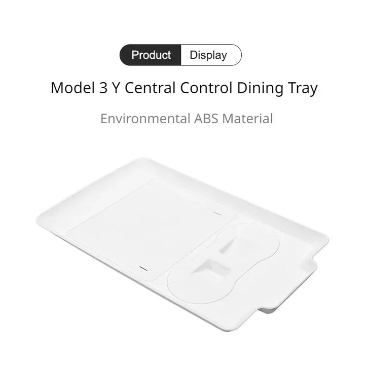 Double Layered White Center Armrest Box for Tesla Model 3/Model  Y is available at Ludicrous EV.