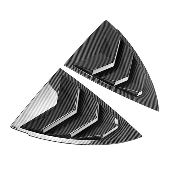 Triangle Window Spoiler Louver Shutter Cover for Tesla Model Y is available at Ludicrous EV.
