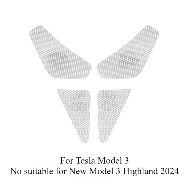 Reflective Warning Stickers for Tesla Model 3/Model Y/Model 3+ Highland is available at Ludicrous EV.
