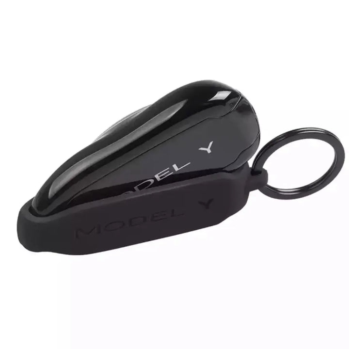 Key Fob Silicone Case with Anti-Scratch Cover & Metal Keychain for Tesla Model 3/Model Y/Model S/Model X at Ludicrous EV.