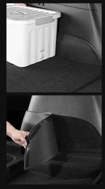 Fully Wrapped Protective Car Trunk Guard, TPE Tail Box Side for Tesla Model Y (2021-2024) is available at Ludicrous EV.
