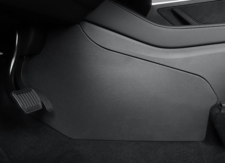 Central Control Side Defense Kick Pad for Tesla Model Y is available at Ludicrous EV.
