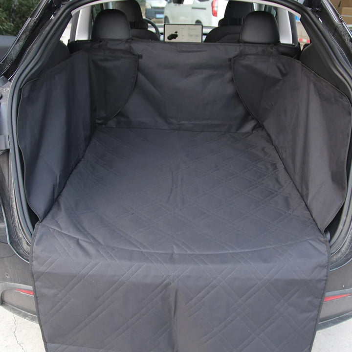 Wear-Resistant Waterproof Pet Mat for Trunk for Tesla Model Y is available at Ludicrous EV.
