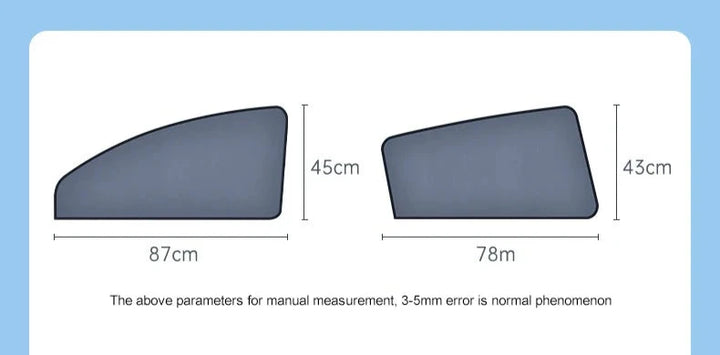 Magnetic Track Side Window Sunshades with Dual-Layer Insulation For Tesla Model Y is available at Ludicrous EV.