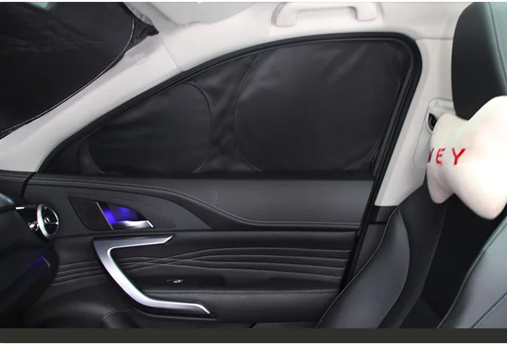 Full Car Side Window/Windshield Sunshade Set for Tesla Model S/Model X is available at Ludicrous EV.