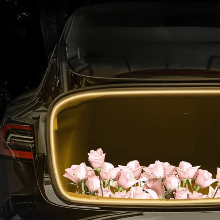 Sensing Style Ambient Light Strip for Tesla Model Y Trunk is available at Ludicrous EV.
