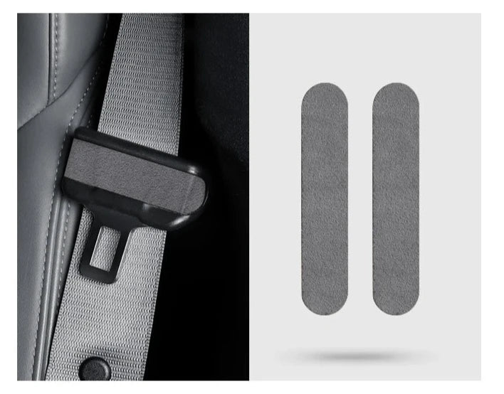 Suede Central Control/Door Switch Stickers for Tesla Model 3+ Highland is available at Ludicrous EV.