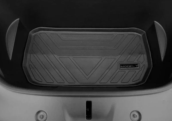 TPE Front & Rear Interior Floor Mats for Tesla Model Y is available at Ludicrous EV.