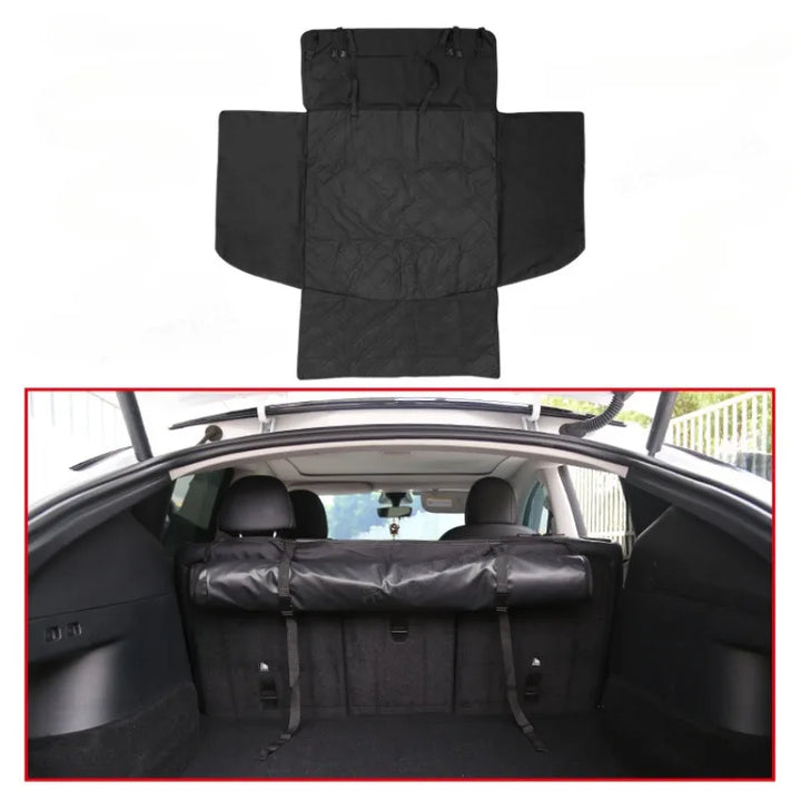 Wear-Resistant Waterproof Pet Mat for Trunk for Tesla Model Y is available at Ludicrous EV.
