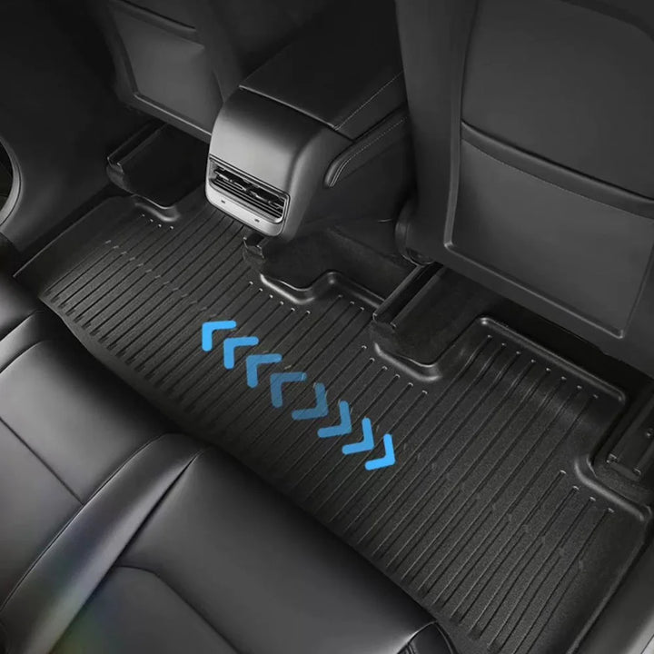 TPE Floor Mats and Trunk Liner for Tesla Model 3 Highland 2024 is available at Ludicrous EV.