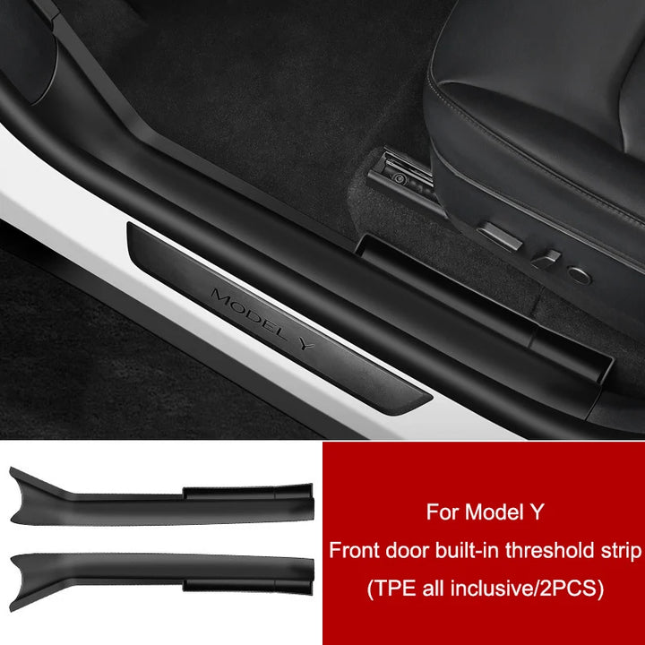 TPE Trunk Door Sill Protector Guard for Tesla Model 3/Y 2017-2022 is available at Ludicrous EV.