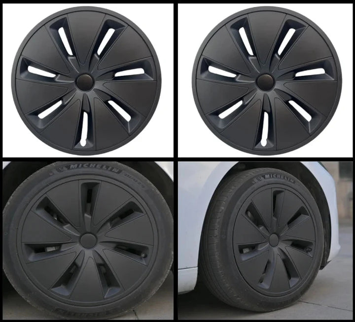 4PCS HubCap 18 Inch Performance Replacement Wheel Cap Automobile Full Rim Cover Accessories For New Tesla Model 3 Highland 2024