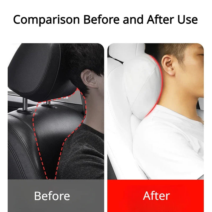 Soft Car Neck & Waist Pillows – Comfortable Seat Headrest & Lumbar Support for Tesla Model 3/Model Y/Model S/Model X (2017-2024) is available at Ludicrous EV.