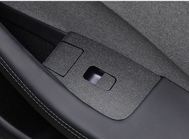 Carbon Fiber Door Window Button Sticker LHD for Tesla Model 3- 2024 Highland  is available at Ludicrous EV.
