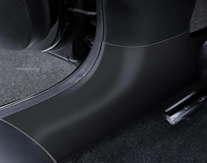 Front and Rear Door Threshold Strip Full Package TPE Integrated Felt Board Accessories for Tesla Model 3 Highland 2024 is available at Ludicrous EV.