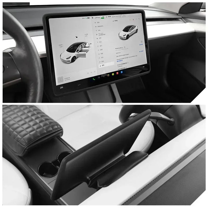 Silicone Frame / Central Control Display Protective Film for Tesla Model 3/Model Y (2023) is available at Ludicrous EV.
